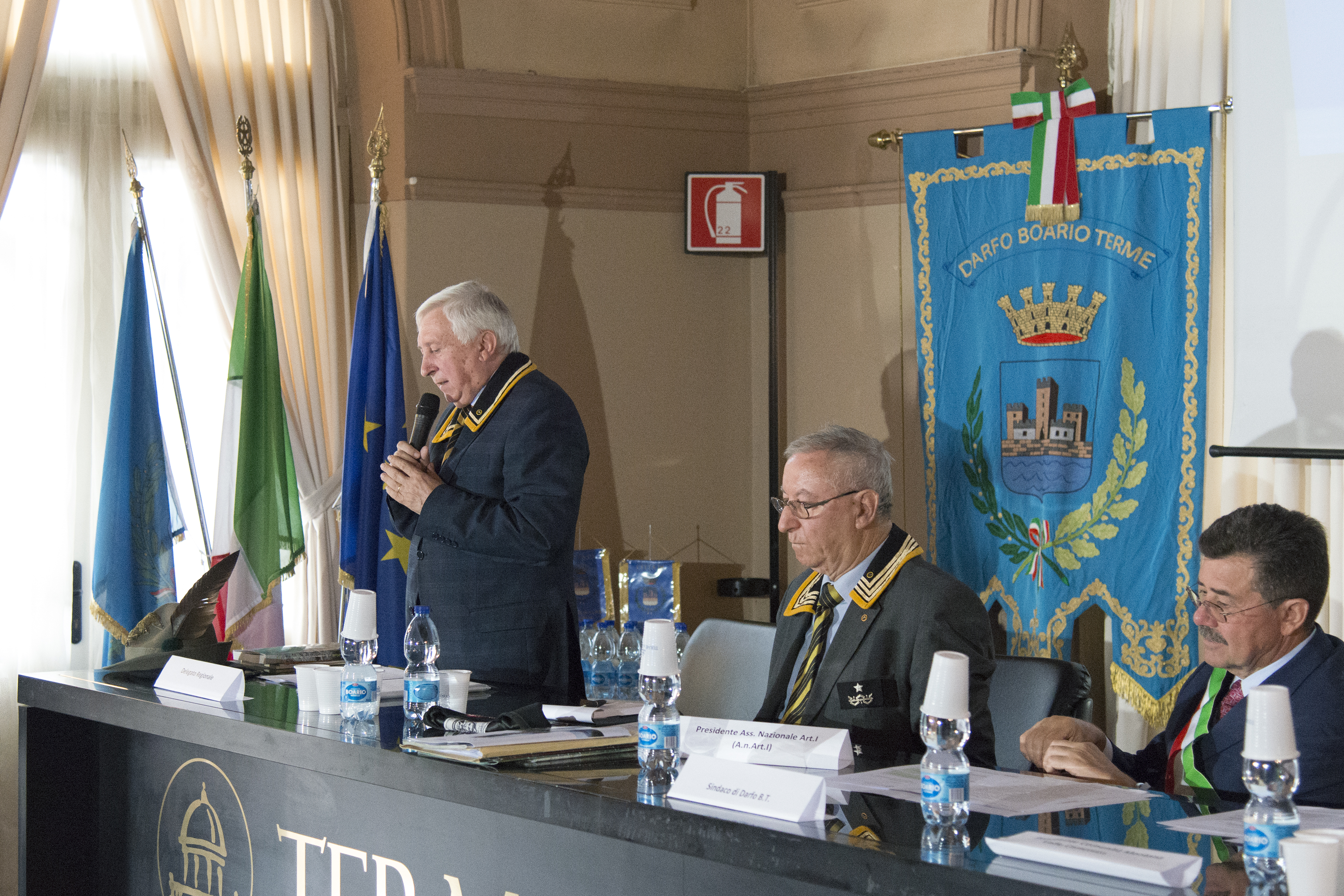 L’intervento del delegato regionale della Lombardia, Giordano Pochintesta (Foto M. Bossi)