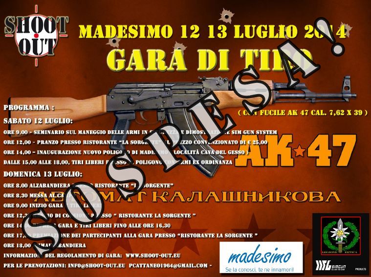 20140712e13garatiroAK47MadesimoSHOOTOUT - SOSPENSIONE